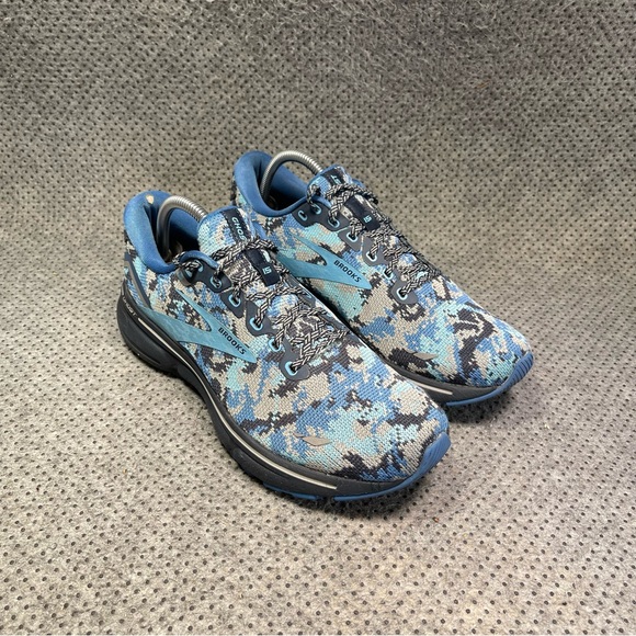 Brooks Ghost 15 Blue Camo Running Shoes Size 10 Women’s. - Picture 4 of 10